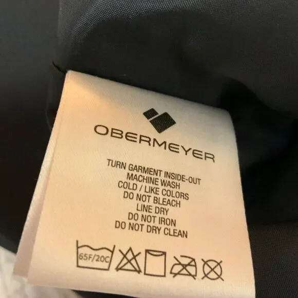 Obermeyer Teen Black Parker Ski Snowboarding Pants Medium - Picture 13 of 14